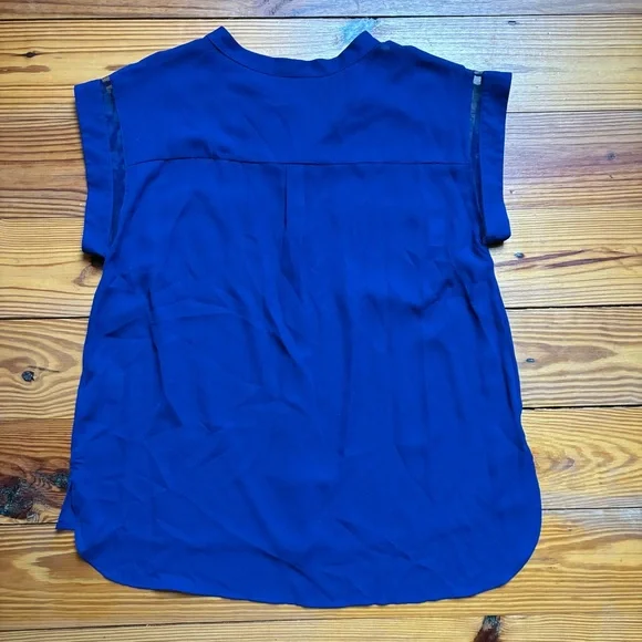 Attention Royal Blue Women's Blouse, L, EUC - Picture 9 of 10